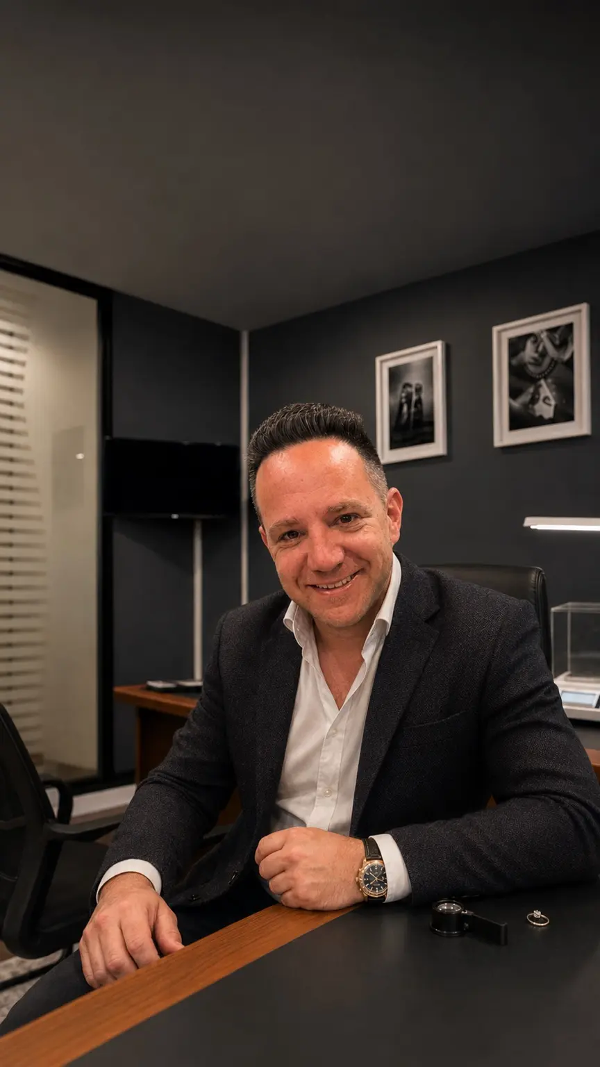 Gavin Ruschin at his private consultation desk